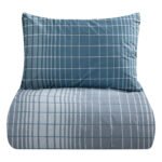 Σετ σεντόνια υπέρδιπλα με λάστιχο Aride Art 12096 165x200+30 Πετρόλ   Beauty Home - Image 3