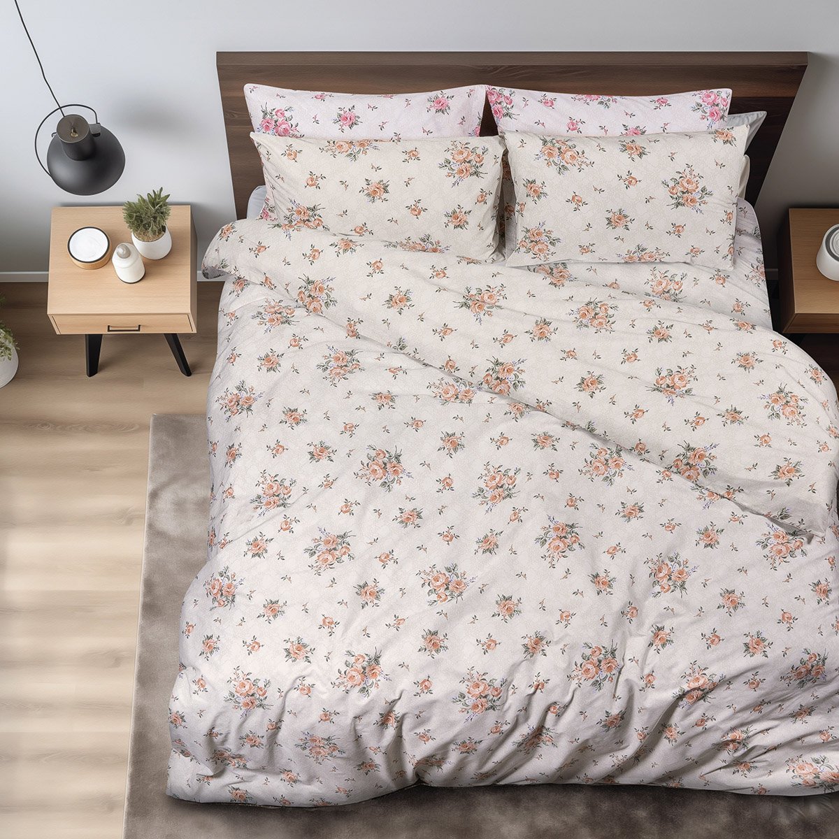 12098 Σετ σεντόνια υπέρδιπλα Eden Art 12098 230x260 Μπεζ Beauty Home - Image 1