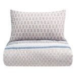 Σετ πάπλωμα υπέρδιπλο Bermudas Art 12185 220x240 Μπεζ   Beauty Home - Image 3