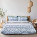 Σετ κουβερλί υπέρδιπλο Turtle Αrt 12187 220x240 Γκρι Μπεζ   Beauty Home