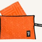 Σετ Πετσέτα Θαλάσσης & Νεσεσέρ 90×180 Motivo 03 Feel And Touch Microfiber