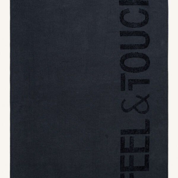 Πετσέτα Θαλάσσης 90×180 Feel And Touch Sunny Black
