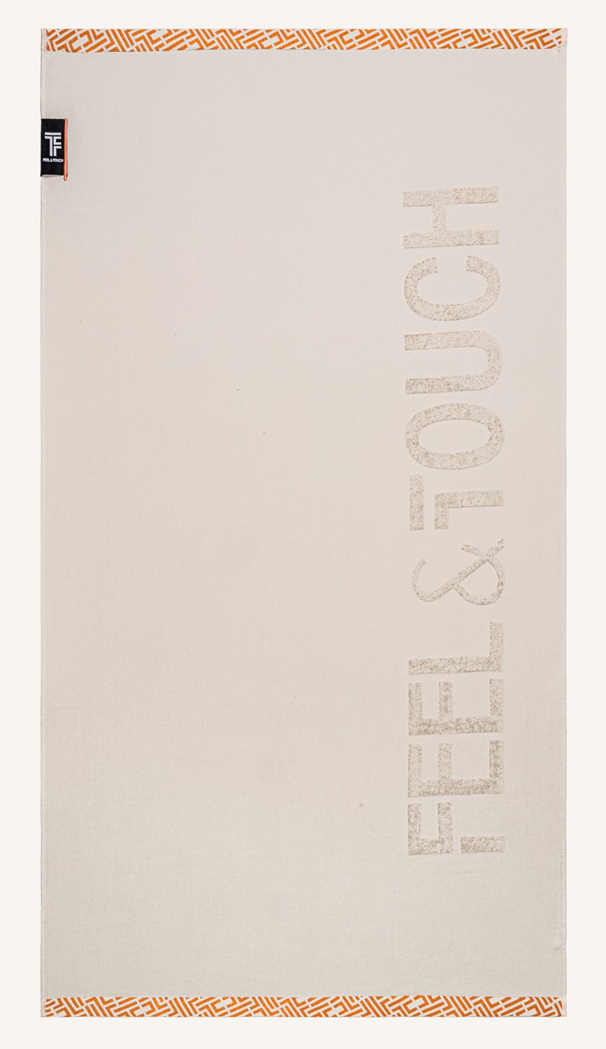 1830092124001 Πετσέτα Θαλάσσης 90×180 Feel And Touch Sunny Sand - Image 1