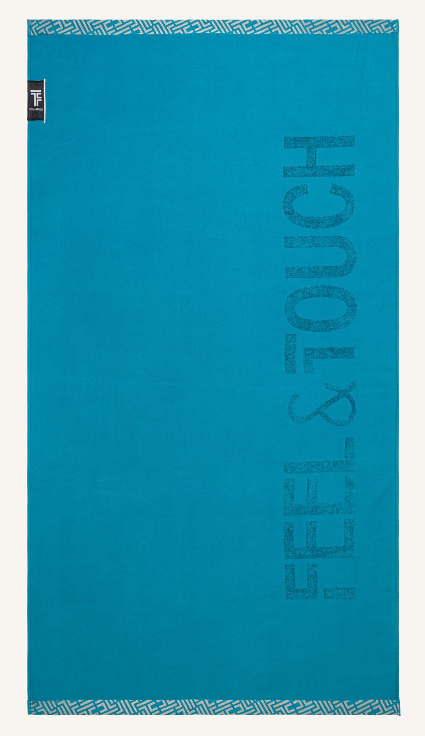 1830092124003 Πετσέτα Θαλάσσης 90×180 Feel And Touch Sunny Oceano - Image 1