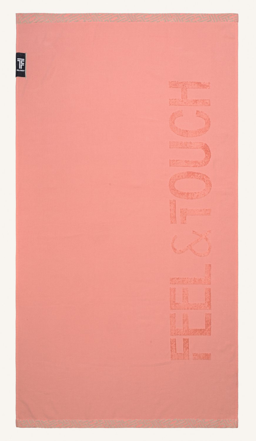 1830092124004 Πετσέτα Θαλάσσης 90×180 Feel And Touch Sunny Papaya - Image 1