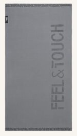 Πετσέτα Θαλάσσης 90×180 Feel And Touch Sunny Anthracite