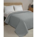 ΚΟΥΒΕΡΛΙ CHENILLE ΥΠΕΡΔΙΠΛΟ 220Χ240 ADAM HOME MISTRAL SILVER