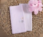 Σετ Σεντόνια Βρεφικά Λίκνου 70×120 Nef Nef Cute Snail Pink - Image 2