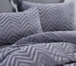 Σετ Παπλωματοθήκη Υπέρδιπλη Fleece 220×240 Nef Nef Carmen Ecru - Image 6