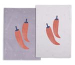 Ποτηρόπανο Βελουτέ 40×60 Nef Nef Peppers Ecru - Image 2