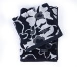 Πετσέτα Προσώπου 50×90 Nef Nef Blossen Grey-Black - Image 2