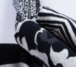 Πετσέτα Προσώπου 50×90 Nef Nef Blossen Grey-Black - Image 4