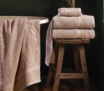 Πετσέτα Προσώπου 50×90 Nef Nef Louiza Beige - Image 5