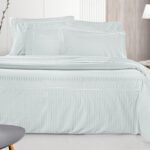 Σετ Σεντόνια King Size 270×280 Guy Laroche (Διπλό Πλακέ) Nice Moonlight-White