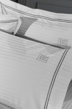 Σετ Σεντόνια King Size 270×280 Guy Laroche (Διπλό Πλακέ) Nice Cement-D.Silver - Image 5