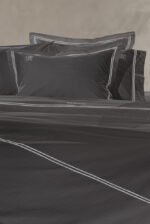 Σετ Σεντόνια King Size 270×280 Guy Laroche (Διπλό Πλακέ) Nice Anthracite-Silver - Image 3