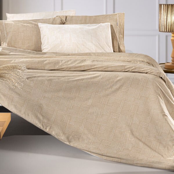 Σετ Σεντόνια Υπέρδιπλα 240×265 Guy Laroche Stencil Mocca