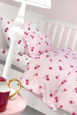 Σετ Σεντόνια Κούνιας 115×170 Guy Laroche Cherries - Image 2