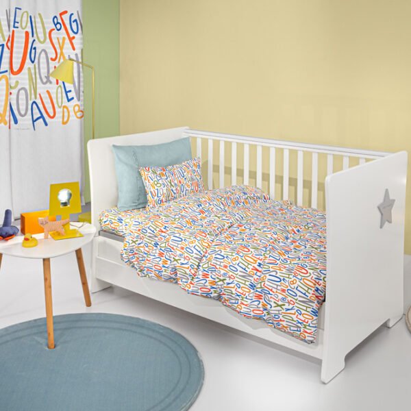 Σετ Σεντόνια Κούνιας 115×170 Guy Laroche Letters Multi