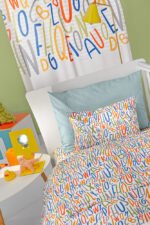 Σετ Σεντόνια Κούνιας 115×170 Guy Laroche Letters Multi - Image 3