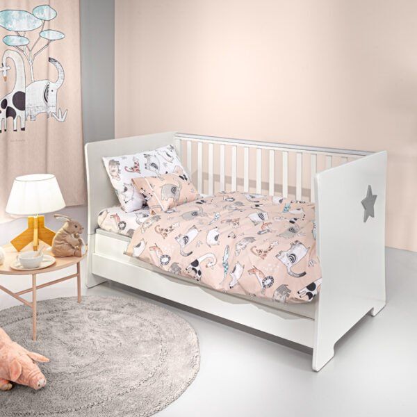 Σετ Σεντόνια Κούνιας 115×170 Guy Laroche Zootopia Cameo