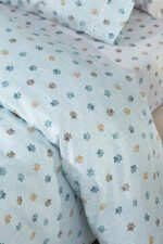 Σετ Σεντόνια Μονά 165×250 Guy Laroche Paw Ciel - Image 4