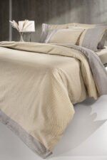 Σετ Σεντόνια Φανελένια Μονά 170×265 Guy Laroche Verona Taupe