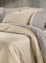 Σετ Σεντόνια Φανελένια Μονά 170×265 Guy Laroche Verona Taupe - Image 2