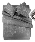 Σετ Σεντόνια Φανελένια Μονά 170×265 Guy Laroche Brand Carbon - Image 4