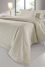 Σετ Σεντόνια Φανελένια King Size 270×265 Guy Laroche Mira Cement