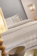 Σετ Σεντόνια Φανελένια King Size 270×265 Guy Laroche Nuvola Taupe - Image 3