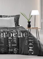 Πάπλωμα Υπέρδιπλο 220×240 Guy Laroche Instyle Charcoal Suede - Image 2