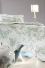 Σετ Παπλωματοθήκη Μονή 165×225 Guy Laroche Christy Aqua-Grey - Image 3