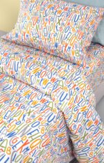 Σετ Παπλωματοθήκη Μονή 165×225 Guy Laroche Letters Multi - Image 3