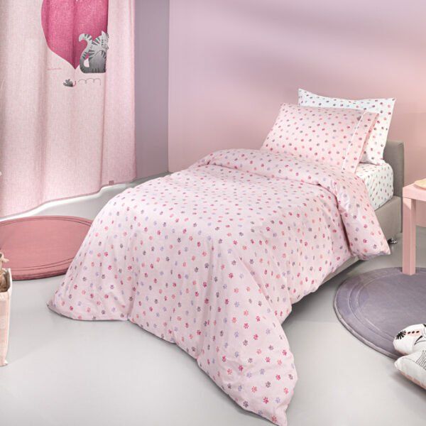 Σετ Παπλωματοθήκη Μονή 165×225 Guy Laroche Paw Pinky