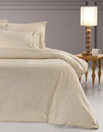 Σετ Φανελένια Παπλωματοθήκη Υπέρδιπλη 225×245 Guy Laroche Mira Mocca - Image 2