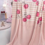 Κουβέρτα Fleece Ultra Soft Μονή 160×220 Guy Laroche Cherries