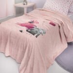 Κουβέρτα Fleece Ultra Soft Μονή 160×220 Guy Laroche Paw Pinky