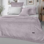 Σετ Κουβέρτα Καπιτονέ Ημίδιπλη 180×220 & Μαξιλαροθήκη 52×52 Guy Laroche Bolzano Melanze