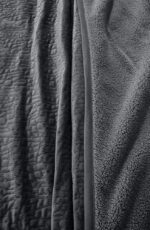 Σετ Κουβέρτα Καπιτονέ Ημίδιπλη 180×220 & Μαξιλαροθήκη 52×52 Guy Laroche Bolzano Anthracite - Image 2