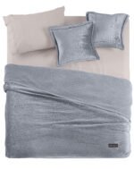 Σετ Κουβέρτα Καπιτονέ Ημίδιπλη 180×220 & Μαξιλαροθήκη 52×52 Guy Laroche Bolzano Silver