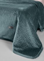 Σετ Κουβέρτα Καπιτονέ Υπέρδιπλη 220×240 & Μαξιλαροθήκη 60×60 Guy Laroche Bolzano Emerald - Image 2