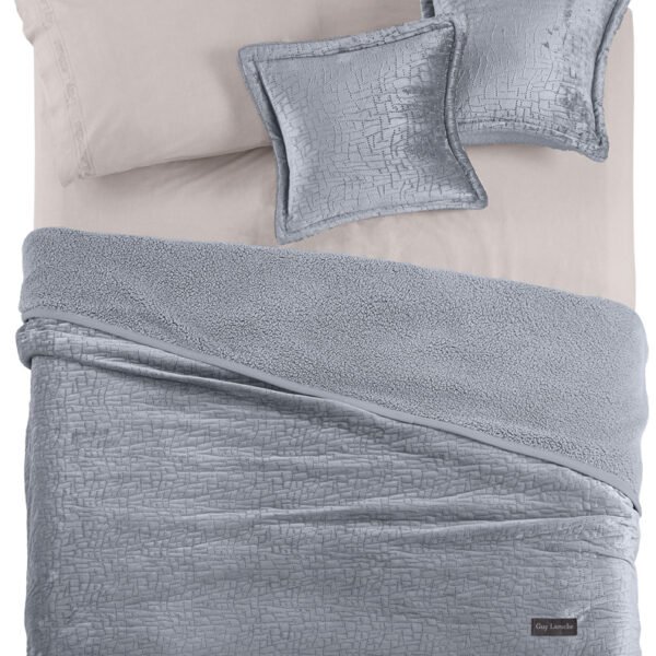 Σετ Κουβέρτα Καπιτονέ Υπέρδιπλη 220×240 & Μαξιλαροθήκη 60×60 Guy Laroche Bolzano Silver