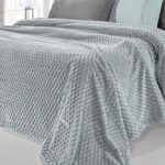 Κουβέρτα Fleece Μονή 160×220 & Μαξιλαροθήκη 43×43 Διακόσμησης Guy Laroche Smoothie Silver