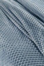 Κουβέρτα Fleece Μονή 160×220 & Μαξιλαροθήκη 43×43 Διακόσμησης Guy Laroche Smoothie Blue - Image 5