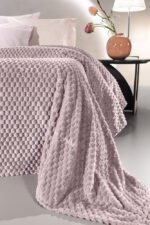 Κουβέρτα Fleece Υπέρδιπλη 220×240 & Μαξιλαροθήκη 52×52 Διακόσμησης Guy Laroche Smoothie Melanze - Image 2