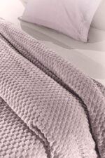 Κουβέρτα Fleece Υπέρδιπλη 220×240 & Μαξιλαροθήκη 52×52 Διακόσμησης Guy Laroche Smoothie Melanze - Image 4