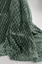 Κουβέρτα Fleece Υπέρδιπλη 220×240 & Μαξιλαροθήκη 52×52 Διακόσμησης Guy Laroche Smoothie Pesto - Image 4