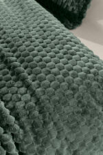 Κουβέρτα Fleece Υπέρδιπλη 220×240 & Μαξιλαροθήκη 52×52 Διακόσμησης Guy Laroche Smoothie Pesto - Image 5