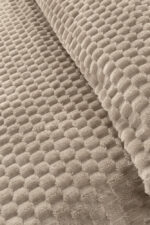 Κουβέρτα Fleece Υπέρδιπλη 220×240 & Μαξιλαροθήκη 52×52 Διακόσμησης Guy Laroche Smoothie Taupe - Image 5